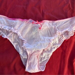 Victoria's Secret Pink Ruffled Panties